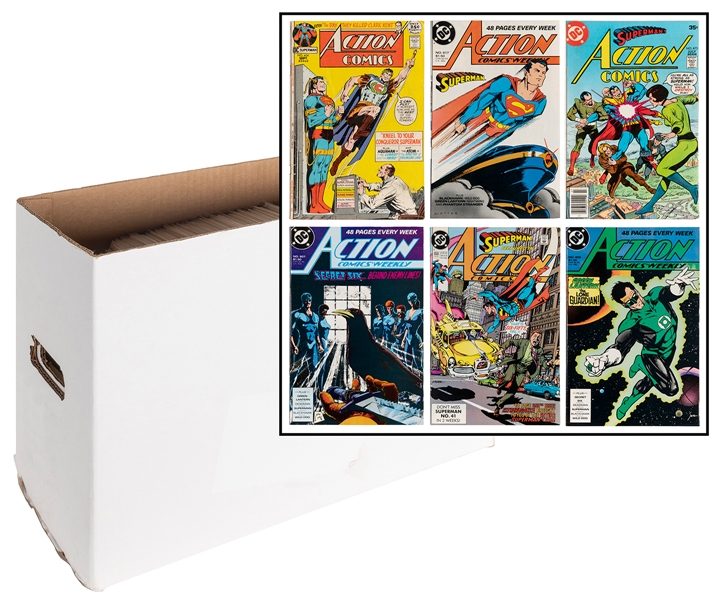  [SUPERMAN]. Collection of 115 Super-Man Action Comics. DC C...