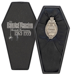  Haunted Mansion Thirtieth Anniversary Pin with Coffin Case....