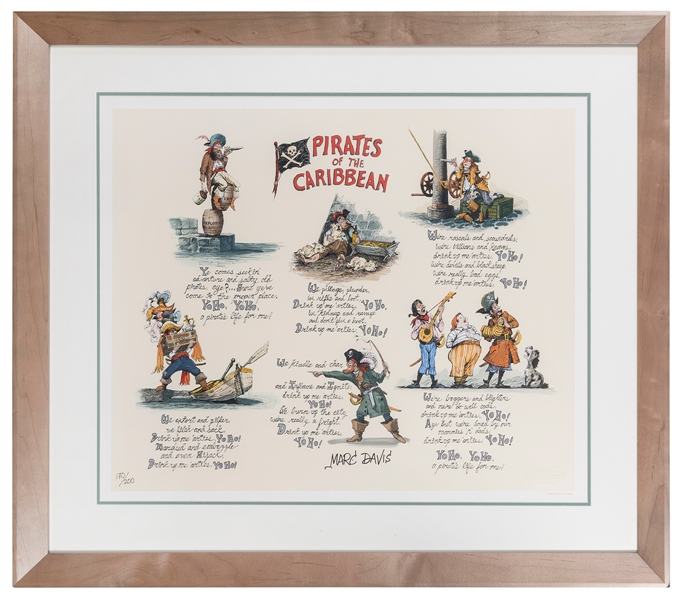  [WALT DISNEY STUDIOS]. “Pirate Doggerel” Limited Edition Pr...