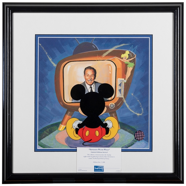  “Sundays with Walt” Limited Edition Sericel. [Walt Disney A...