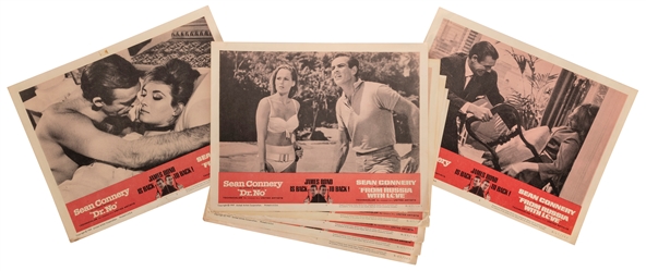  CONNERY, Sean (b. 1930-2020). Group of 7 lobby cards for th...