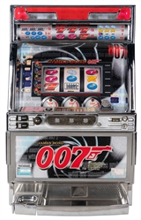  James Bond 007 skill-stop slot machine. [Japan: Takasago, c...