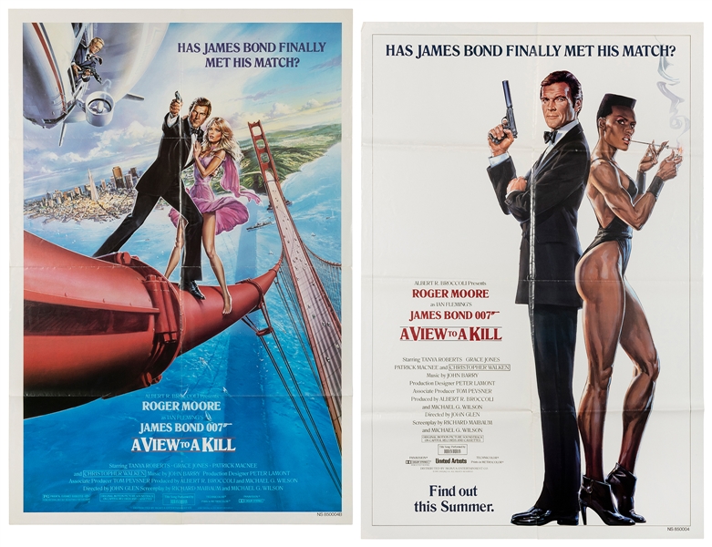  [MOVIE POSTERS]. A View to a Kill. [United Artists, 1985]. ...