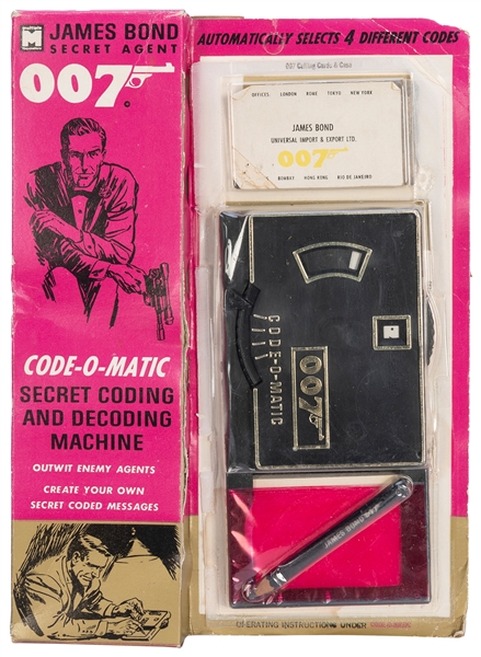  James Bond 007 Code-O-Matic Secret Coding and Decoding Mach...