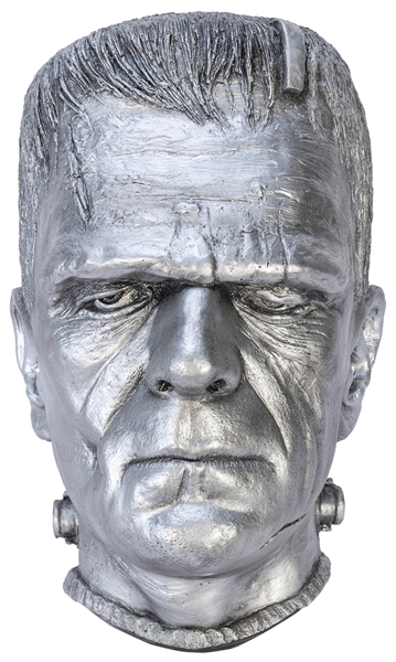  KARLOFF, Boris (b. 1887-1969). Head of Frankenstein Mask. L...