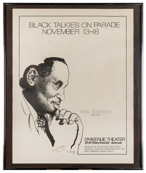  CLAYTON, Avery (American, b. 1947-2009) Black Talkies On Pa...