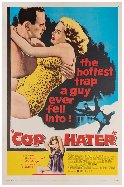  Cop Hater. Hollywood: United Artists Corp., ca. 1958. One s...