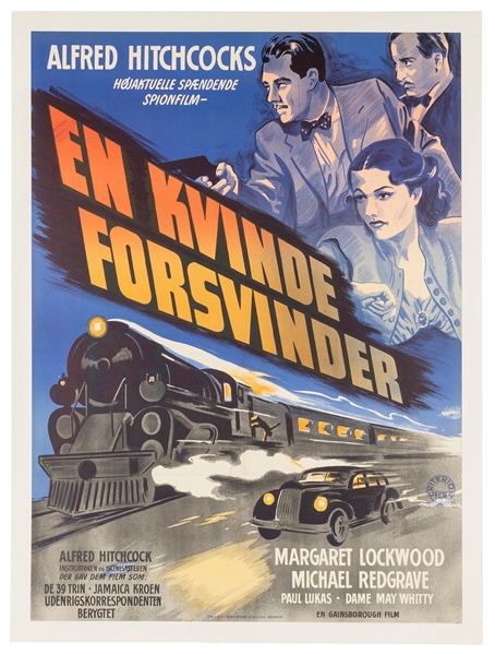  HITCHCOCK, Alfred (b. 1899-1980). En Kvinde Forsvinder (The...