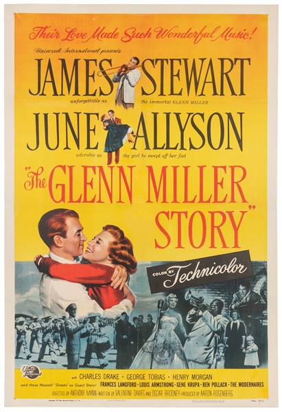  James Stewart June Allyson “The Glenn Miller Story”. 1954. ...