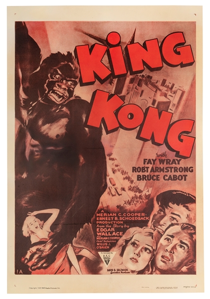  King Kong. Los Angeles: RKO Radio Pictures, R-1952. One she...