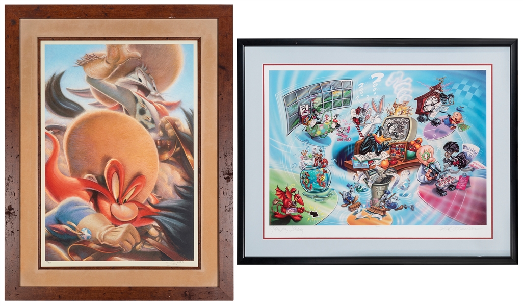  [WARNER BROTHERS STUDIOS]. Group of 2 signed Limited Editio...