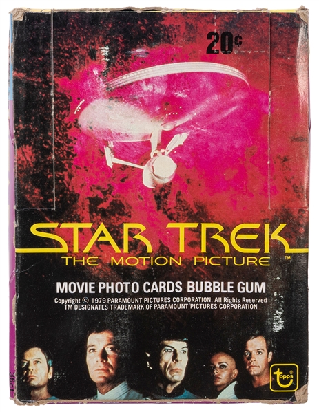  1979 Topps Star Trek the Motion Picture Wax Pack Box. Durye...