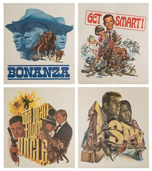  [NBC]. Group of 4 promotional posters for N. B. C. televisi...