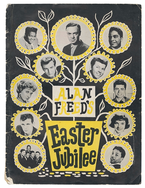  Alan Freed’s Easter Jubilee signed program. Brooklyn: 1959....