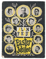  Alan Freed’s Easter Jubilee signed program. Brooklyn: 1959....