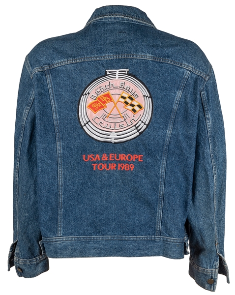  BEACH BOYS. 1989 USA & Europe tour jacket. Lee: 1989. Blue ...