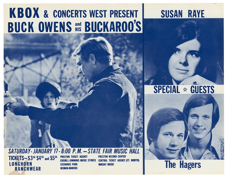  “Buck Owens and His Buckaroo’s State Fair Music Hall” handb...