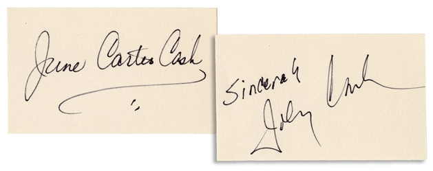  CASH, Johnny (1932-2003) and CASH, June Carter (1929-2003)....
