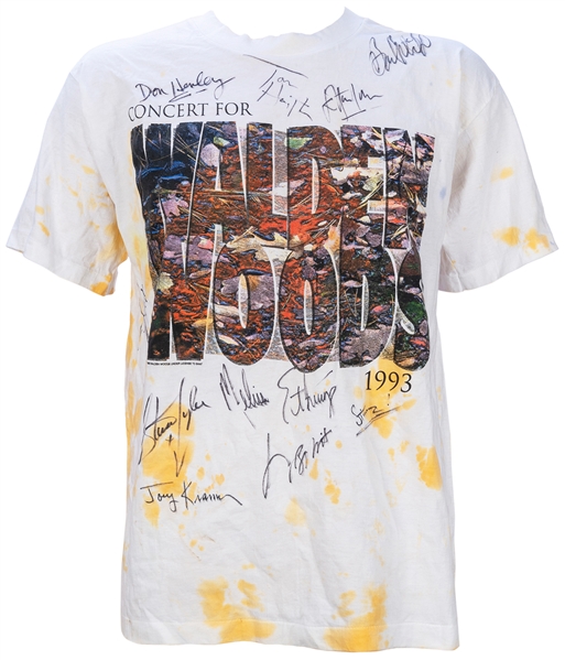  CONCERT FOR WALDEN WOODS. T-shirt signed by all performers....