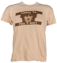  LENNON, John (1940-1980]. Listen to this T-Shirt / John Len...
