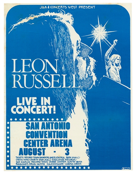  “Leon Russell Live in Concert! San Antonio Convention Cente...