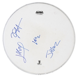  METALLICA. Signed drumhead. Attack Drumheads, [n.d.]. 1-ply...