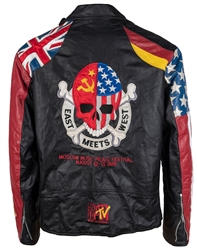  [MTV]. Biker performer/crew jacket for the Moscow Music Pea...