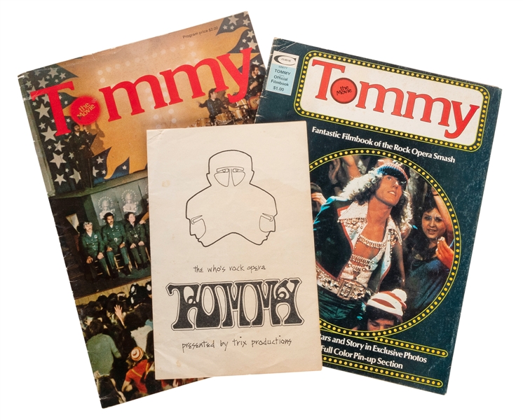  [THE WHO]. Tommy the Movie Booklet Group lot. Includes a To...