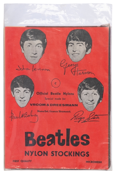  THE BEATLES. Beatles Nylon stockings. Vroom & Dreesmann, ca...