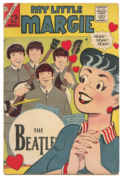  THE BEATLES. My Little Margie comic book. Charlton Comics, ...