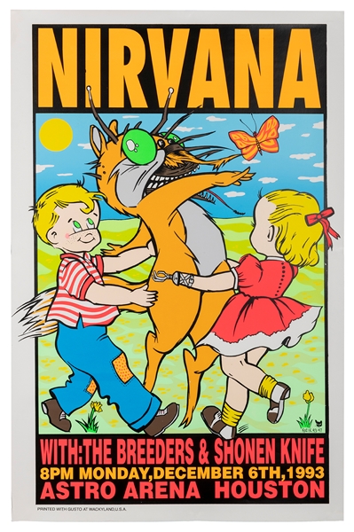  “Nirvana with The Breeders & Shonen Knife 8 PM Monday, Dece...