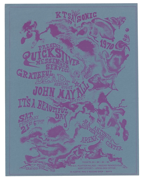  “Quicksilver Messenger Service Grateful Dead Live Special G...