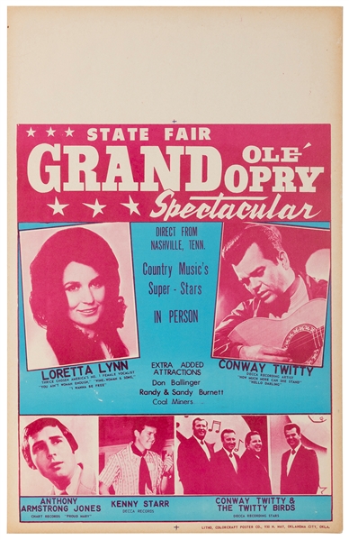  “State Fair Grand Ole’ Opry Spectacular… In Person Loretta ...