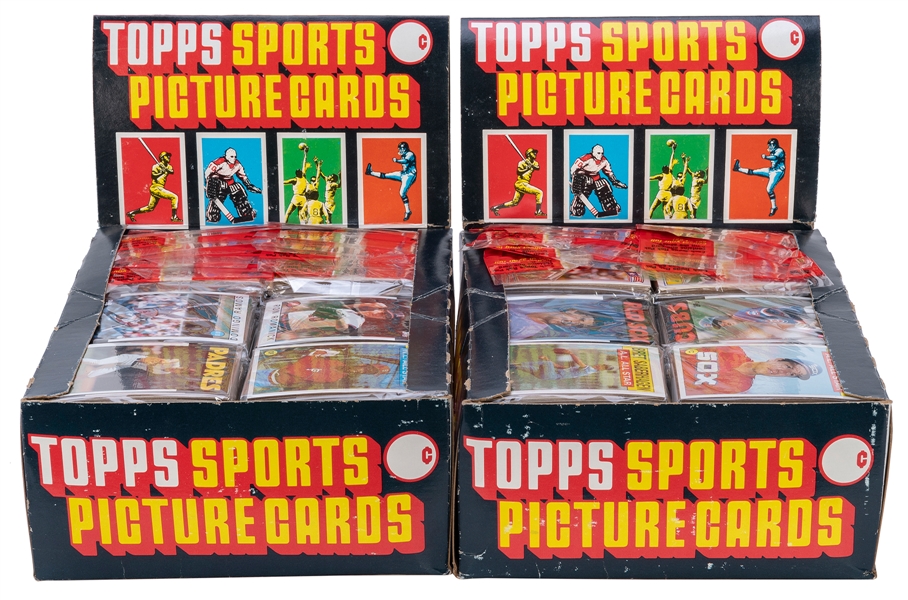  1986 Topps Baseball Rack Packs in Original Boxes. Duryea: T...