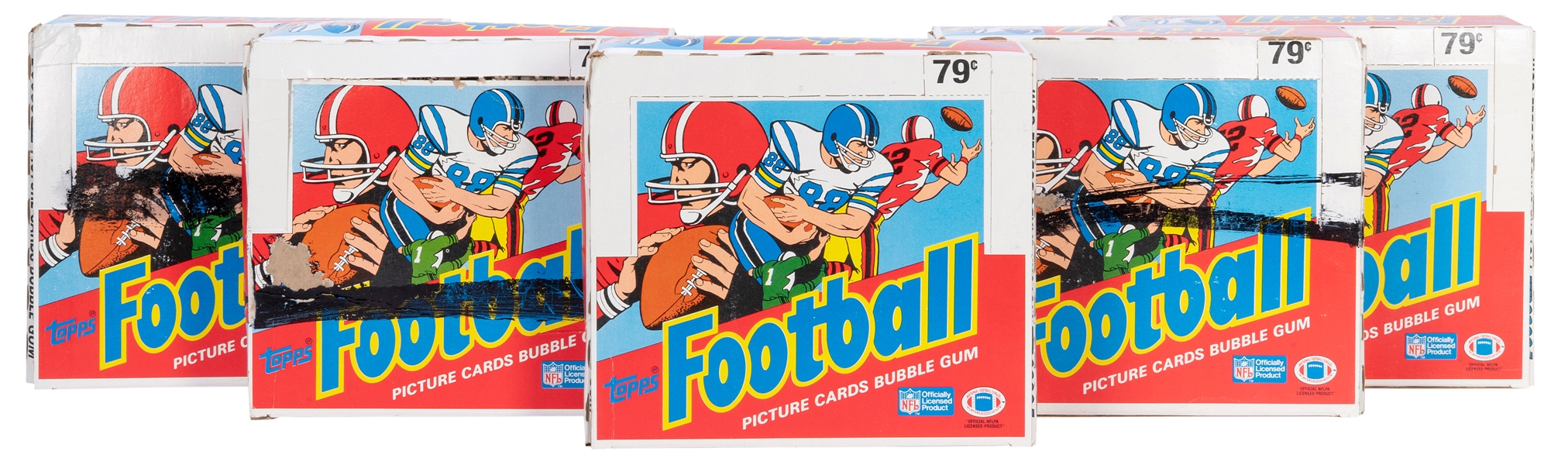  1988 Topps Football Cello Boxes, each with 24 unopened pack...