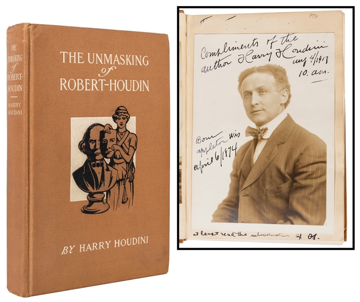  HOUDINI, Harry (Erik Weisz, 1874 – 1926). The Unmasking of ...