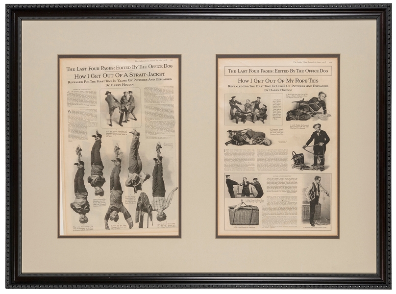  HOUDINI, Harry (Erik Weisz, 1874 – 1926). How I Get Out of ...