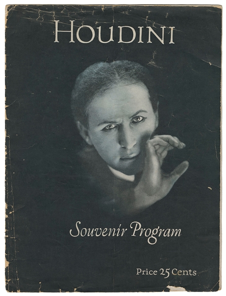  HOUDINI, Harry (Erik Weisz, 1874 – 1926). Houdini Final Tou...