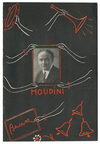  HOUDINI, Harry (Erik Weisz, 1874 – 1926). Houdini Spiritual...