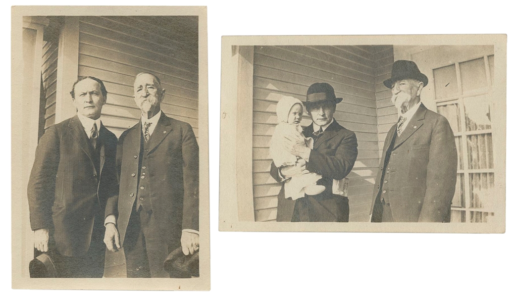  HOUDINI, Harry (Erik Weisz, 1874 – 1926). Two Candid Photog...