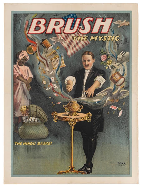  BRUSH, Edwin (1873 – 1967). Brush the Mystic. The Hindu Bas...