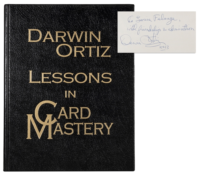  ORTIZ, Darwin (b. 1948). Lessons in Card Mastery. [N.p.:] O...