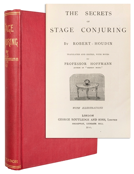  ROBERT-HOUDIN, Jean Eugène (1805 – 71). The Secrets of Stag...