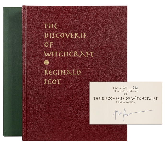  SCOT, Reginald. The Discoverie of Witchcraft. [Washington, ...