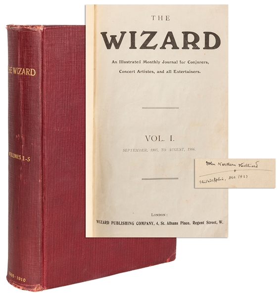  The Wizard. P.T. Selbit. Monthly. V1 N1 (September, 1905) V...