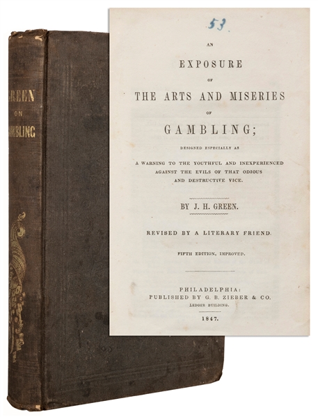  GREEN, Jonathan Harrington (1813-1887). An Exposure of the ...