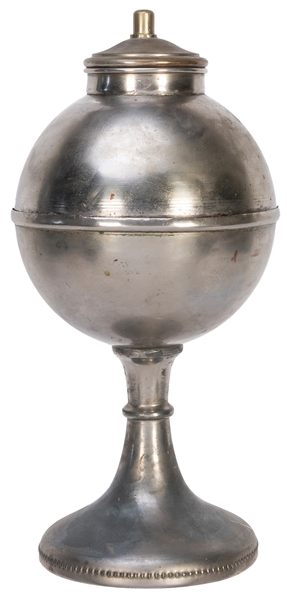  Handkerchief Burning Globe. Circa 1910. Large metal vessel ...