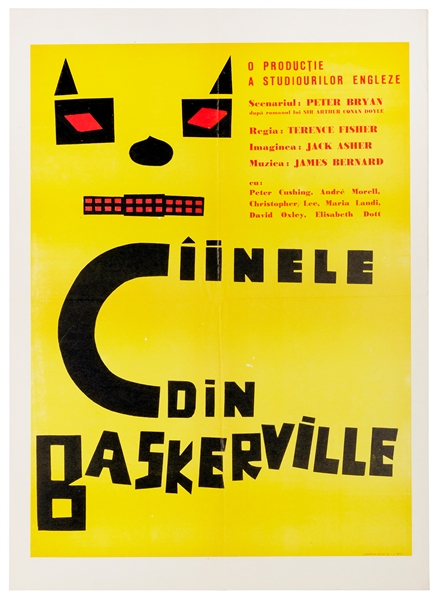  Ciinele din Baskerville. [Romania: Grafica Noua, 1959). Ori...