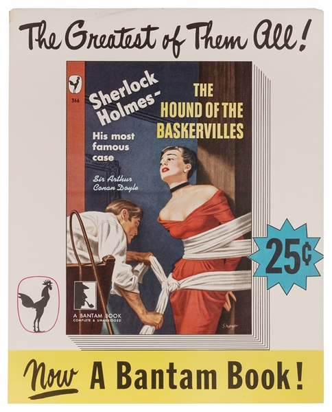  “The Hound of the Baskervilles” advertisement poster for th...
