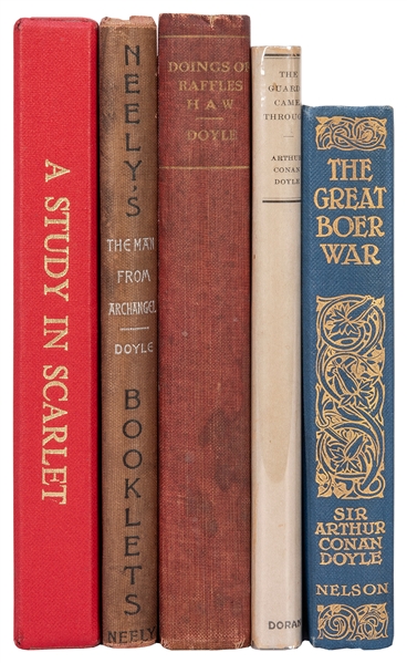  DOYLE, Arthur (1859-1930). A group of 5 titles, including: ...